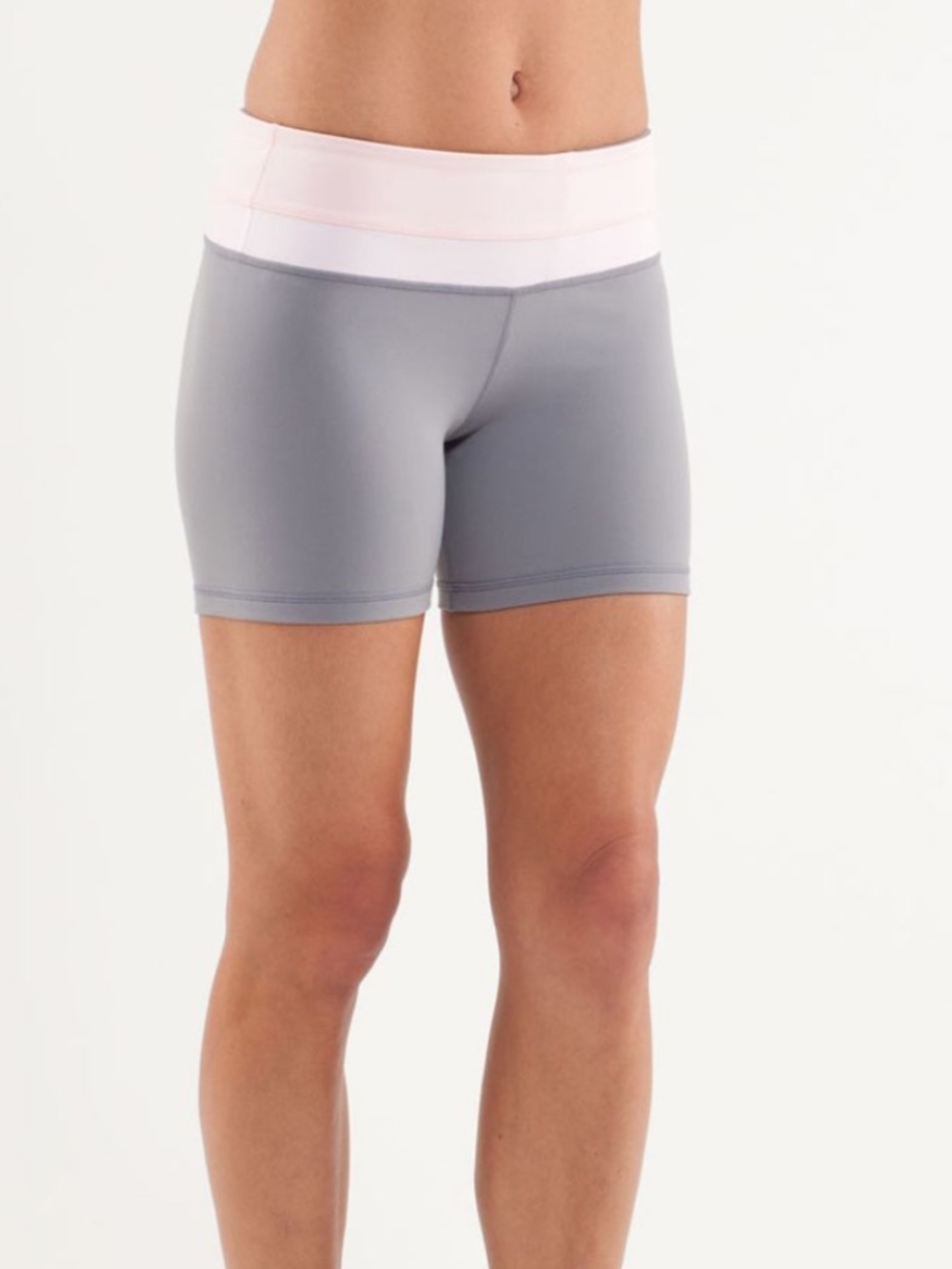 Lululemon Reverse Groove Short Fossil / Blush Quartz / Heathered Blush Quartz